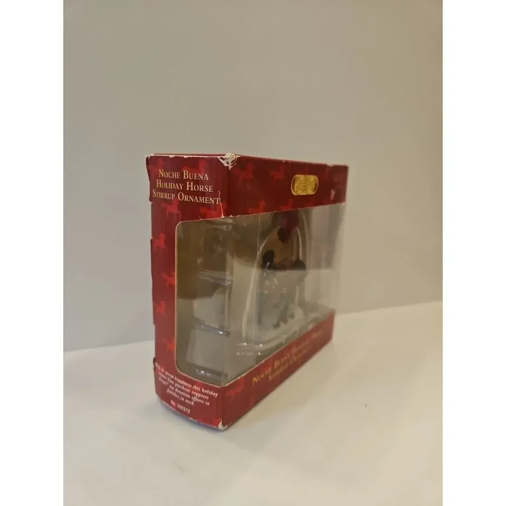BREYER Noche Buena Holiday Horse Stirrup Ornament‎ #700312